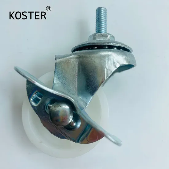 Light Duty Type Industrial Usage Galvanized Plate Threaded Stem Caster