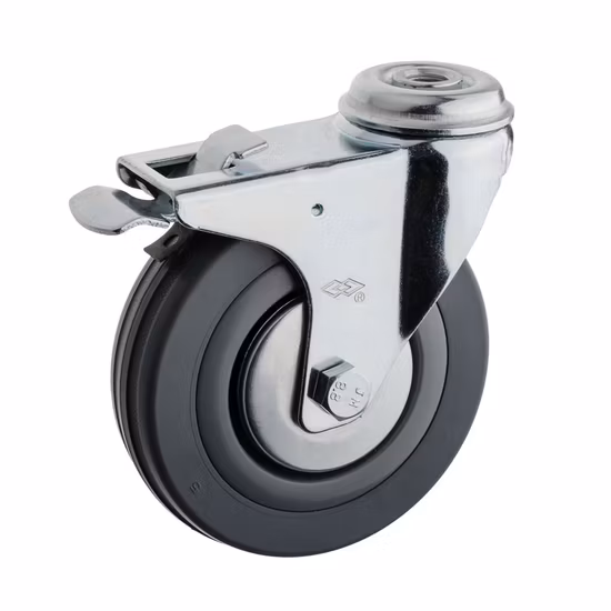 Light Duty Grey Rubber Instrumental Caster