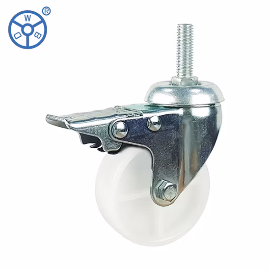 Light Duty Small White Industrial Plastic 2 Inch Castor Wheels
