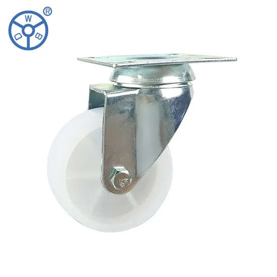 Light Duty Small White Industrial Plastic 2 Inch Castor Wheels