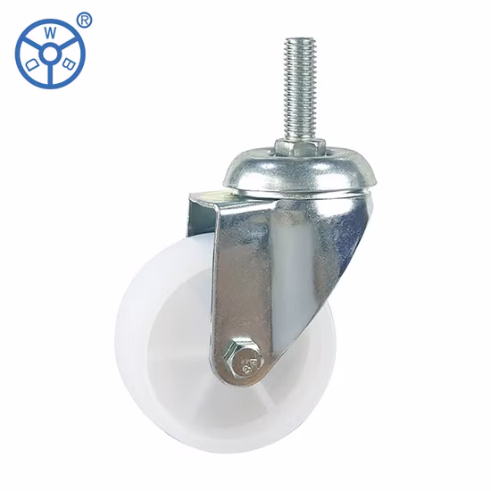 Light Duty Small White Industrial Plastic 2 Inch Castor Wheels