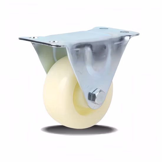 White Plastic Swivel Plate Castor (P106-30C075X32)