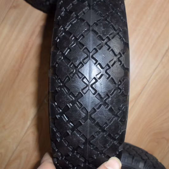 10*3.00-4 Rubber Wheel Pneumatic Wheel with Plastic Rim for Wheelbarrows, Hand Trolleys, Tool Carts